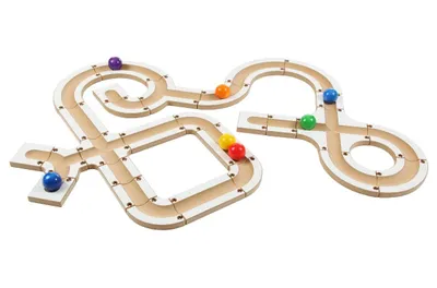 Obrázek produktu pro Dřevěná hračka mramorová dráha DxŠxV 300x260x195mm NOVINKA