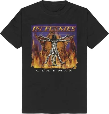 Produktbild von In Flames T-Shirt Herren Clayman Cover schwarz XXL