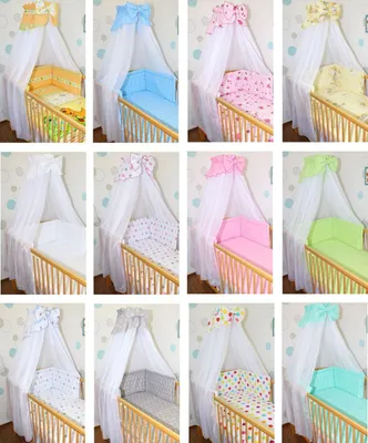 Produktbild von Chiffon Betthimmel für Babybett mit Sternen