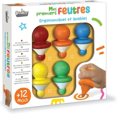 Imagen del producto de Lign' CL211, Set creativo para el tiempo libre - Mis primeros rotuladores de fieltro - A partir de 12 meses