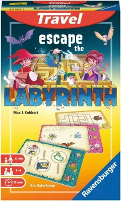Produktbild von Ravensburger Escape the Labyrinth Brettspiel Familie