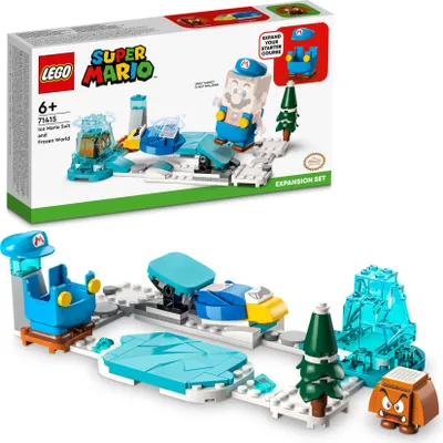 Zdjęcie produktu dla LEGO Super Mario Mario – lodowy strój i kraina lodu – zestaw rozszerzający, Zestaw do budowania, 6 lat(a), Plastik, 105 szt., 177 g