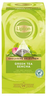 Image de Lipton Piramida Green Tea Sencha, 25 sachets de 45 g (25 x 1,8 g)