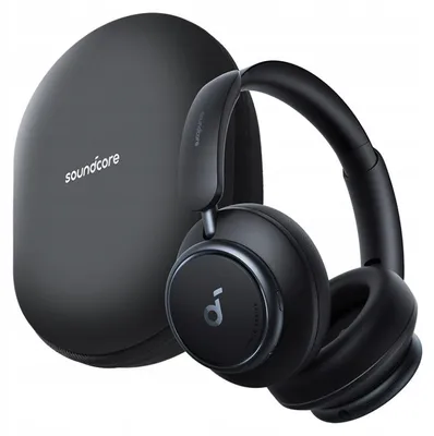Soundcore Space Q45 Over-Ear-Kopfhörer Bluetooth 5.3 mit ANC, Schwarz