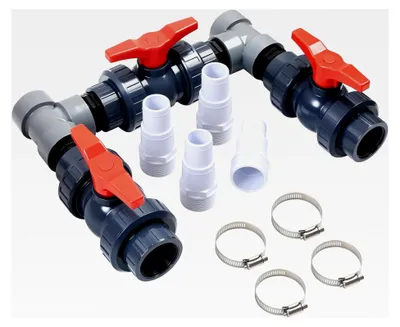 Produktbild von Bypass Pool Set, Ø 50 mm Wärmepumpe Pool Anschluss Set mit 32 mm und 38 mm Schläuchen