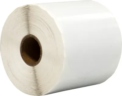 Produktbild von DULA runde Etiketten, Weiß, 80 mm, Verschlusssiegel