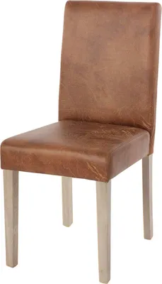 Produktbild von Esszimmerstuhl klassisch und zeitlos | HxBxT 90x43x56cm | Sitzhöhe 45cm | Stoff/Textil MVG- | Braune Beine | WildKunstleder | Küchenstuhl Stuhl