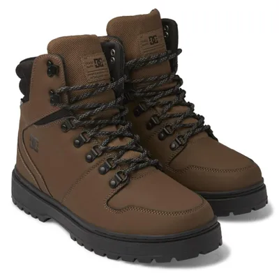 Image de Bottines en cuir DC Shoes Peary Tr pour hommes - Taille 41 - Marron