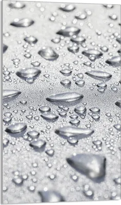 Produktbild von Herdabdeckplatte 30x52 Glaskeramikkochfeld Abdeckung Spritzschutz Glasplatte Deko Schneidebrett, Tropfen Wasser