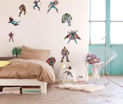 Produktbild von Komar Wandtattoo - Marvel Comics Collection - Größe: 100 x 70 cm (Breite x Höhe)