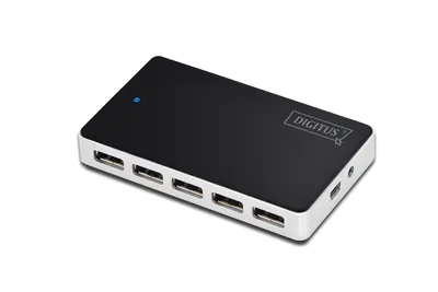 Obrázok produktu pre DIGITUS USB 2.0 Hub, 10-Port