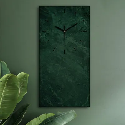 Produktbild von Wohnzimmer Leinwand Uhr Geräuschlos Küche 30x60 Farbiger, Marmor, Abstrakt, Textur, schwarze Zeiger