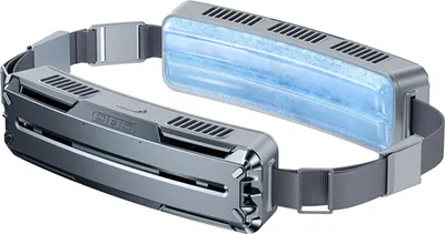 Obrázek produktu pro Přenosný bederní ventilátor, vícerychlostní, nastavitelný, dobíjecí USB, přenosný chladicí ventilátor pro outdoor, kempování, cestování, běh,