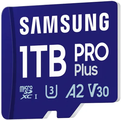 Produktbild von Samsung MB-MD1T0S, 1 TB, MicroSDXC, Klasse 10, UHS-I, 180 MB/s, 130 MB/s