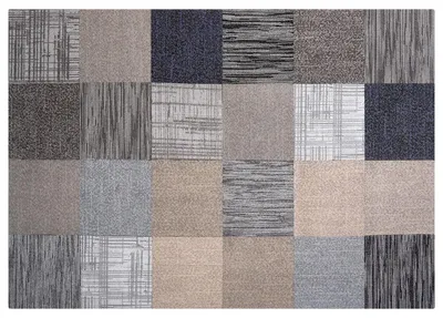 Image de VEVOR Dalles de moquette 609,6 x 609,6 x 6 mm, pack de 24, moquette autocollante d'une surface de 9 m², revêtement de sol en moquette, remplacement facile en bricolage pour salon et bureau, multicolore