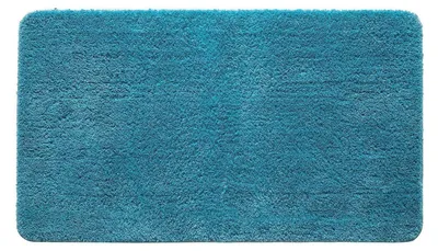 Produktbild von Badezimmerteppich Badematte rutschfest waschbar 70x120 cm Türkis