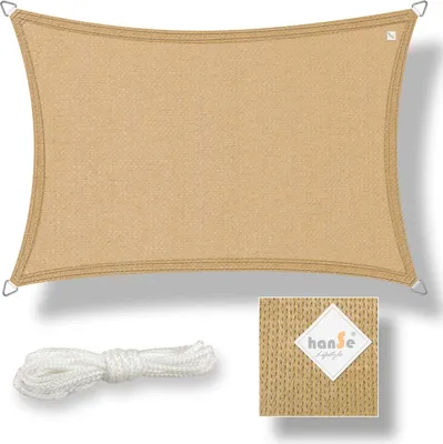 Produktbild von hanSe® Marken Sonnensegel Rechteck 3x4 m Sand