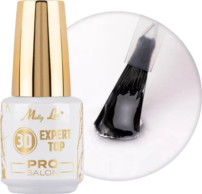 Immagine prodotto di Top 3d Expert Pro Salon MollyLac Top per smalti ibridi con Wash 15 g