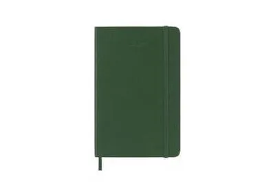 Produktbild von Moleskine 12 Monate Wochen Notizkalender 2024, Pocket/A6, 1 Wo = 1 Seite, Rechts Linierte Seite, Weicher Einband, Myrtengrün
