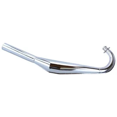 Immagine prodotto di Scarico tuning M90 cromato bulbo racing 32 mm per 50/80 cc per Hercules Zündapp Kreidler Puch ciclomotore ciclomotore mokick