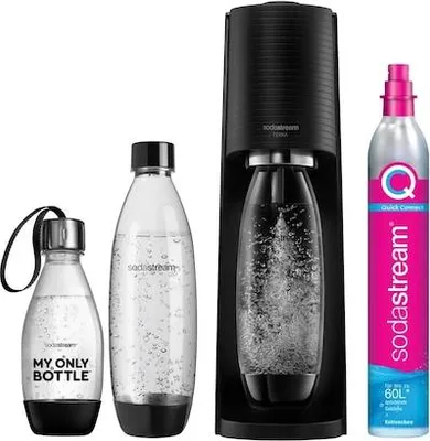 Obrázek produktu pro SODASTREAM TERRA BLACK bublinkovač + láhev a kartuše + LÁHEV My Only Bottle