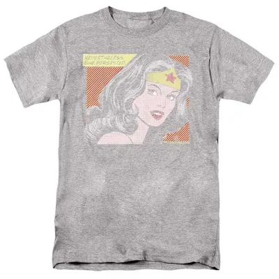 Produktbild von Wonder Woman - "Nevertheless She Persisted" T-Shirt für Herren/Damen Uni TV37554 (XXL) (Sportliches Heather)