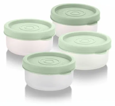 Produktbild von Frischhaltedosen Vorratsdosen Gewürzdosen - Set von 4 - Transparent - BPA-frei - Auslaufsicher