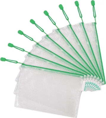 Produktbild von tarifold Reißverschlusstasche ZIPPER DIN A5 PVC grün (1 Stück)