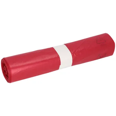 Produktbild von Deiss PREMIUM Müllsäcke rot, Typ 60, 120 Liter, 700 x 1100 mm, 25 Säcke