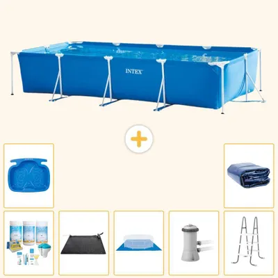Produktbild von Rechteckiger Frame Pool - 450x220x84 cm - 8-teilig S20078