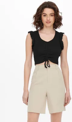 Produktbild von Only Laila Life ärmelloses T-shirt Beige M Frau Beige M