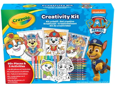 Produktbild von Crayola Bastelset Paw Patrol 5-in-1 Kreativset 60-teilig