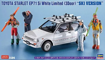 Produktbild von Hasegawa 20610 - 1/24 Toyota Starlet EP71 SI, 3-Doors, Ski-Version - Neu