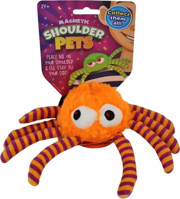 Produktbild von Orangene Spinne als Schultertier - ca. 20 cm