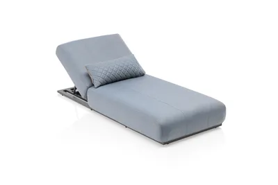 Produktbild von KETTLER Ego Sonnenliege, anthrazit matt/ carbon sky, Aluminium/Sunbrella®