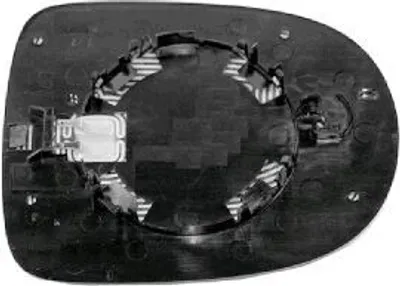 Produktbild von VAN WEZEL Spiegelglas Außenspiegel Links für RENAULT Clio III Schrägheck (BR0/1, CR0/1) Asphärisch Beheizbar 4333837