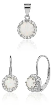 Immagine prodotto di Elegante set di gioielli in argento SVLS0121SJ6O100 ( Ciondolo, orecchini)