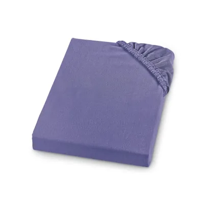 Immagine prodotto di Lenzuolo per castoro, lenzuolo sottile per castoro, 180 x 200 cm, viola, 100% cotone, materassi fino a 23 cm di altezza, sleepling