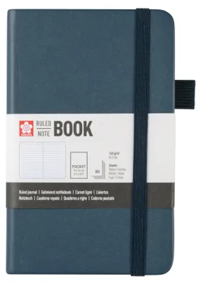 Obrázok produktu pre SAKURA 94146801 SAKURA zošit, 90 x 140 mm, linkovaný, tmavomodrý