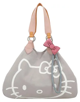 Produktbild von Fritzi aus Preußen Schultertasche Umhängetasche Izzy Medium Limited Head Hello Kitty Shopper Kitty Stone taupe