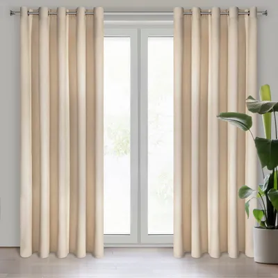 Produktbild von Eurofirany Vorhang Villa 140X250 Cm beige Ösen