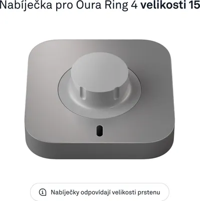 Produktbild von Oura Ring 4 vel. 15 USB-C Ladegerät