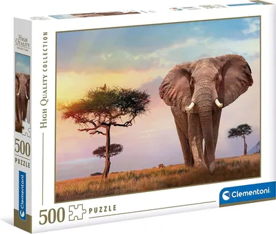 Obrázok produktu pre Clementoni African Sunset, 500 kusov, Zvieratá, 10 rok / roky