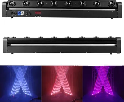 Produktbild von Moving Head Licht, RGBW LED, DMX Steuerung, schwarz, EU-Stecker