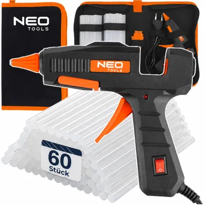 Produktbild von NEO TOOLS Heißklebepistole 60 Klebepistole Sticks 7 mm 100 W Klebepistolen