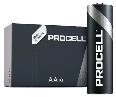 Immagine prodotto di Confezione da 100 batterie AA / LR6 Duracell Industrial/Procell, 1,5 Volt - Duracell