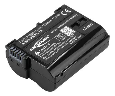 Produktbild von ANSMANN Akkupack A-Nik EN EL 15 Ersatz für Kamera Nikon D600, D800… 1400-0043