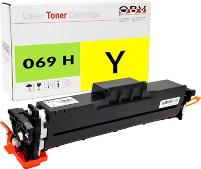Zdjęcie produktu dla Toner OBV kompatybilny z Canon 069H 5095C002 (żółty) - przeznaczony do drukarek i-SENSYS LBP673Cdw / MF752Cdw / MF754Cdw