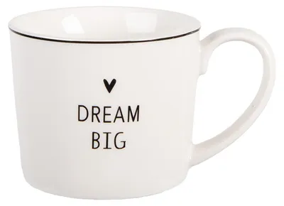 Produktbild von Clayre & Eef Tasse 275 ml Weiß Porzellan Herz