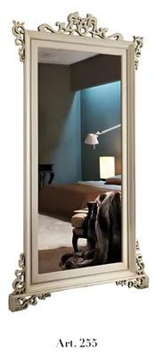 Produktbild von Klassischer Designer Echten Holz Rahmen Wandspiegel 112x210 Spiegel - Model 255